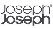 Joseph Joseph logo on black background.