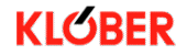 Red "KLOBER" logo on black background.